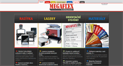 Desktop Screenshot of megaflex.cz