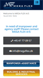 Mobile Screenshot of megaflex.dk